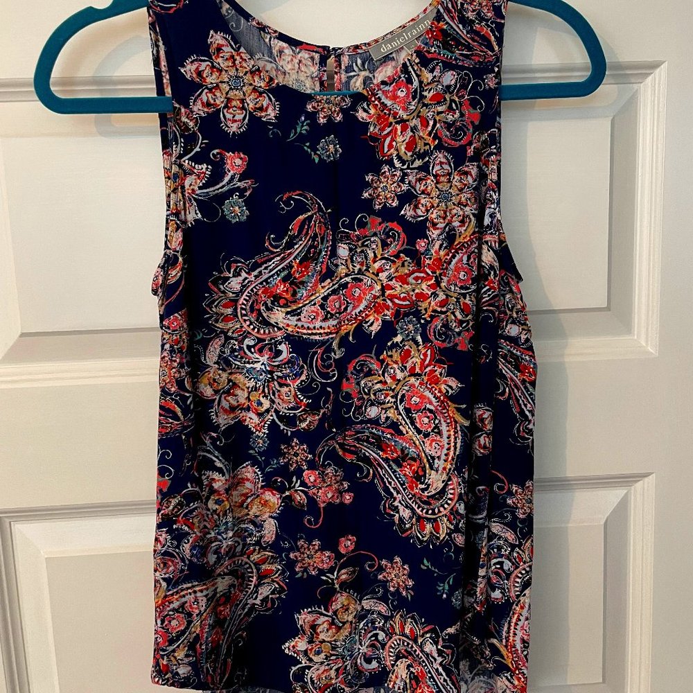 Stitch Fix Daniel Rainn Paisley Print Sleeveless Top - XS